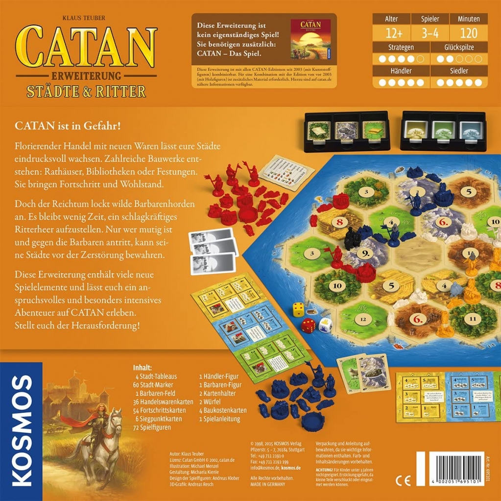 CATAN Städte & Ritter (Erweiterung) QualiTime Spielerei